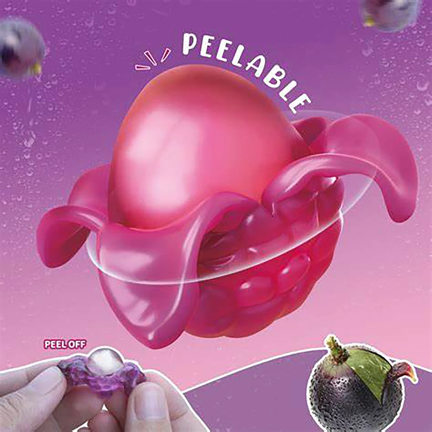 Amos Peelerz - Peelable Gummy Grape | 6oz, Bag - Image 2