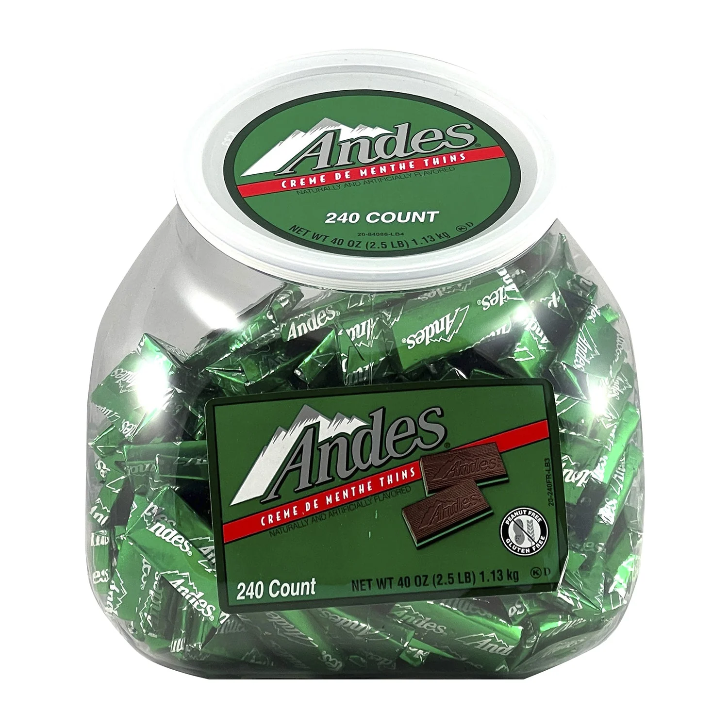 Andes Creme De Menthe Thins | 240ct, Tub - Image 3