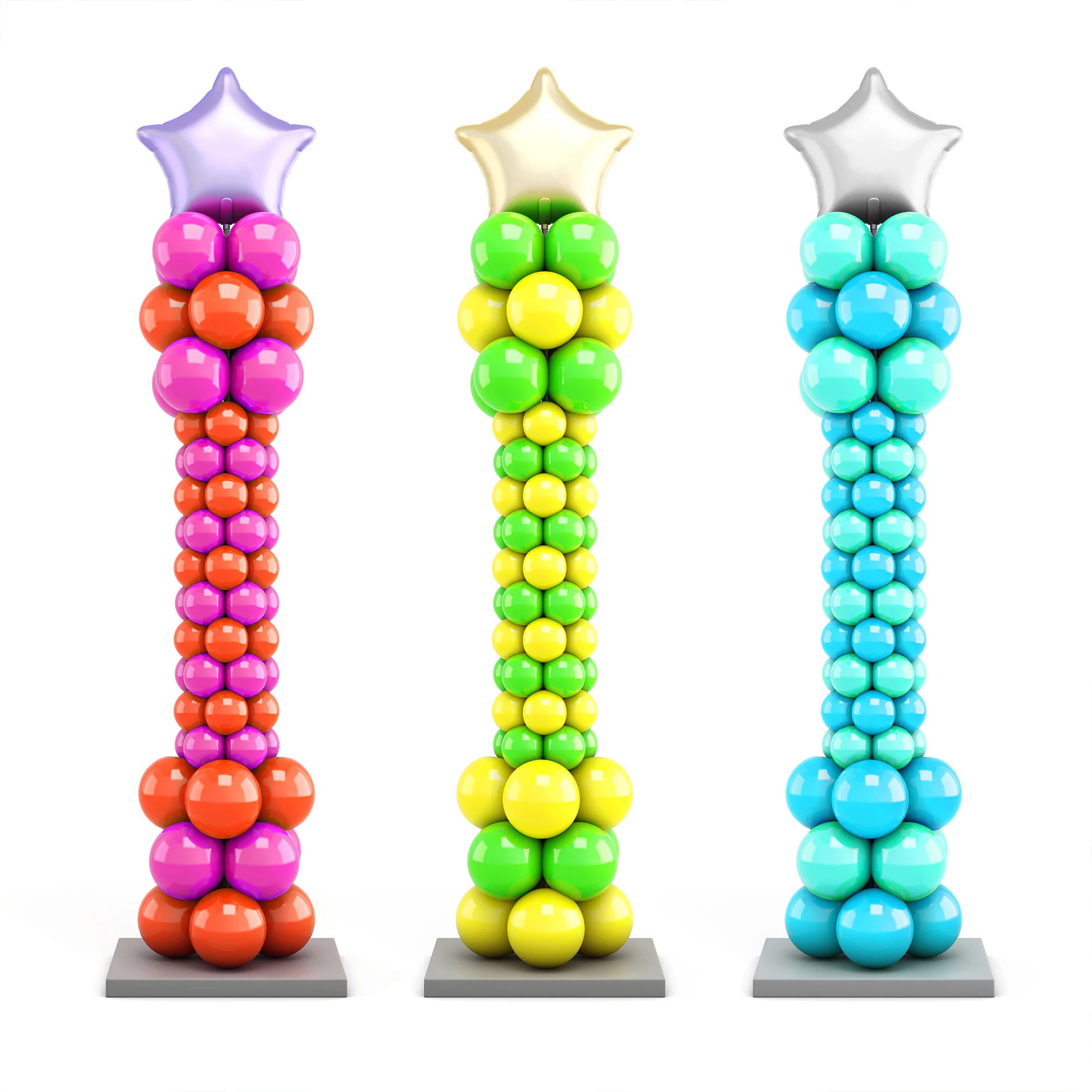 Balloon Arch Column 2pc | Box - Image 2