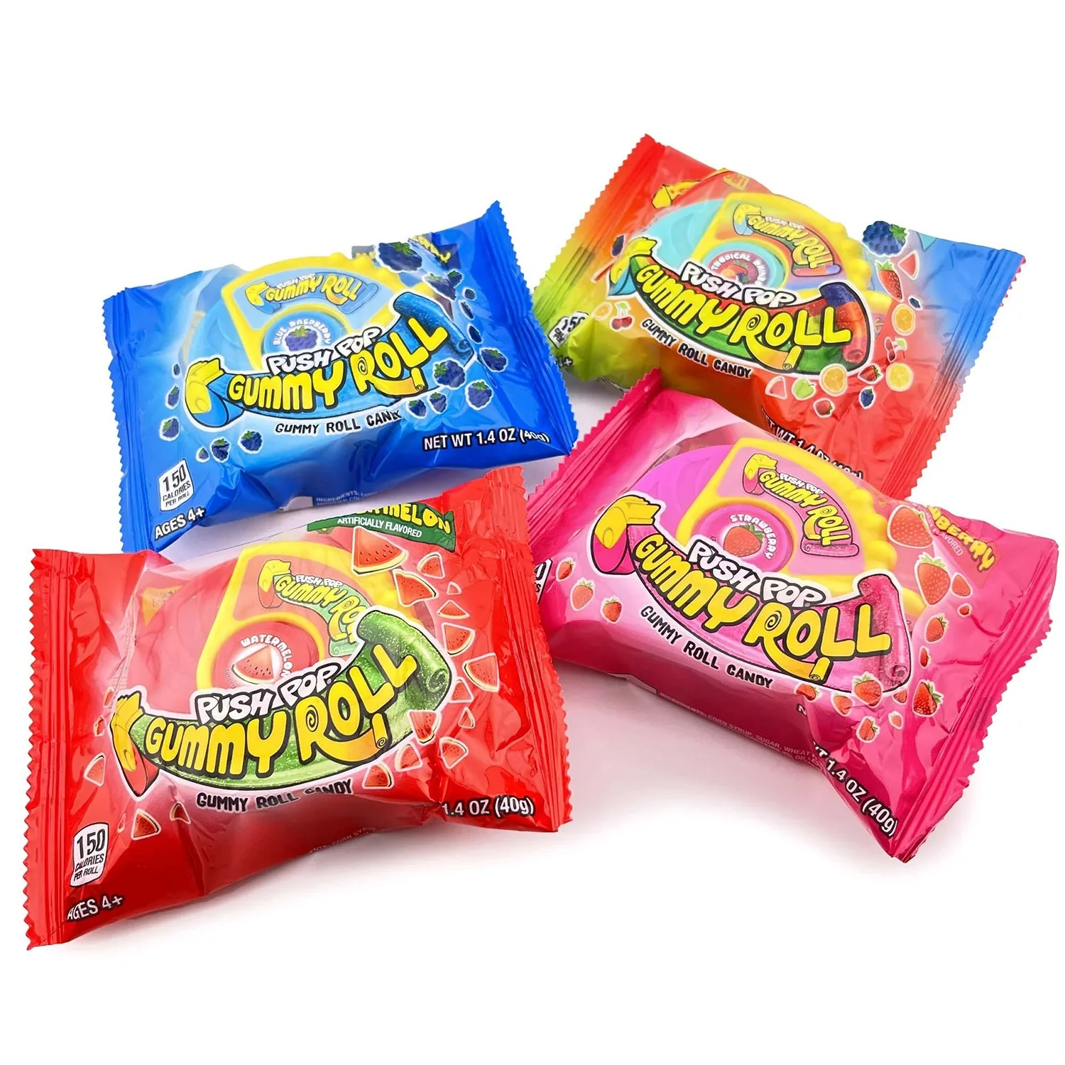 Bazooka Push Pop Gummy Roll | 8ct, Box - Image 3