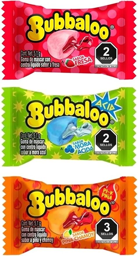 Bubbaloo Chicle Mix Sour 70ct - Image 3
