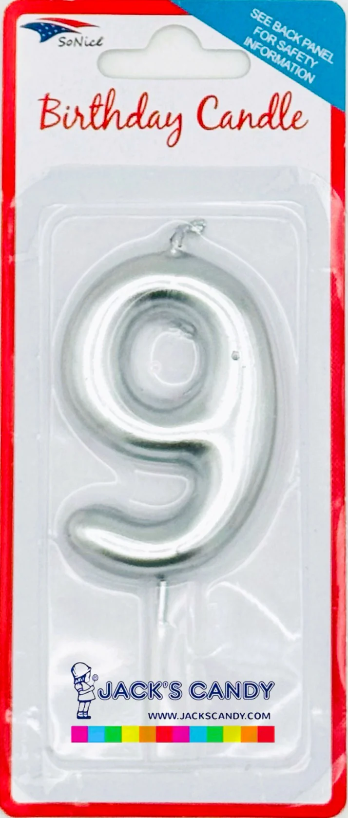 Candle #9 Silver