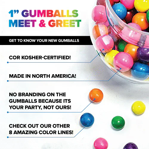 Candy Envy  1" Gumball Assorted  2LB - Image 7