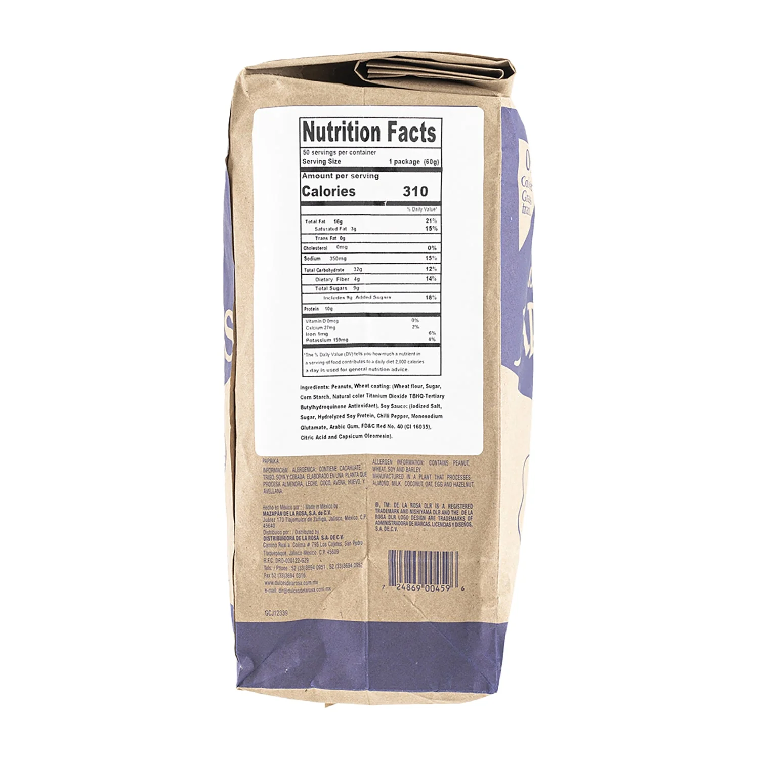De La Rosa Cacahuate Japones | 50ct, Bag - Image 2
