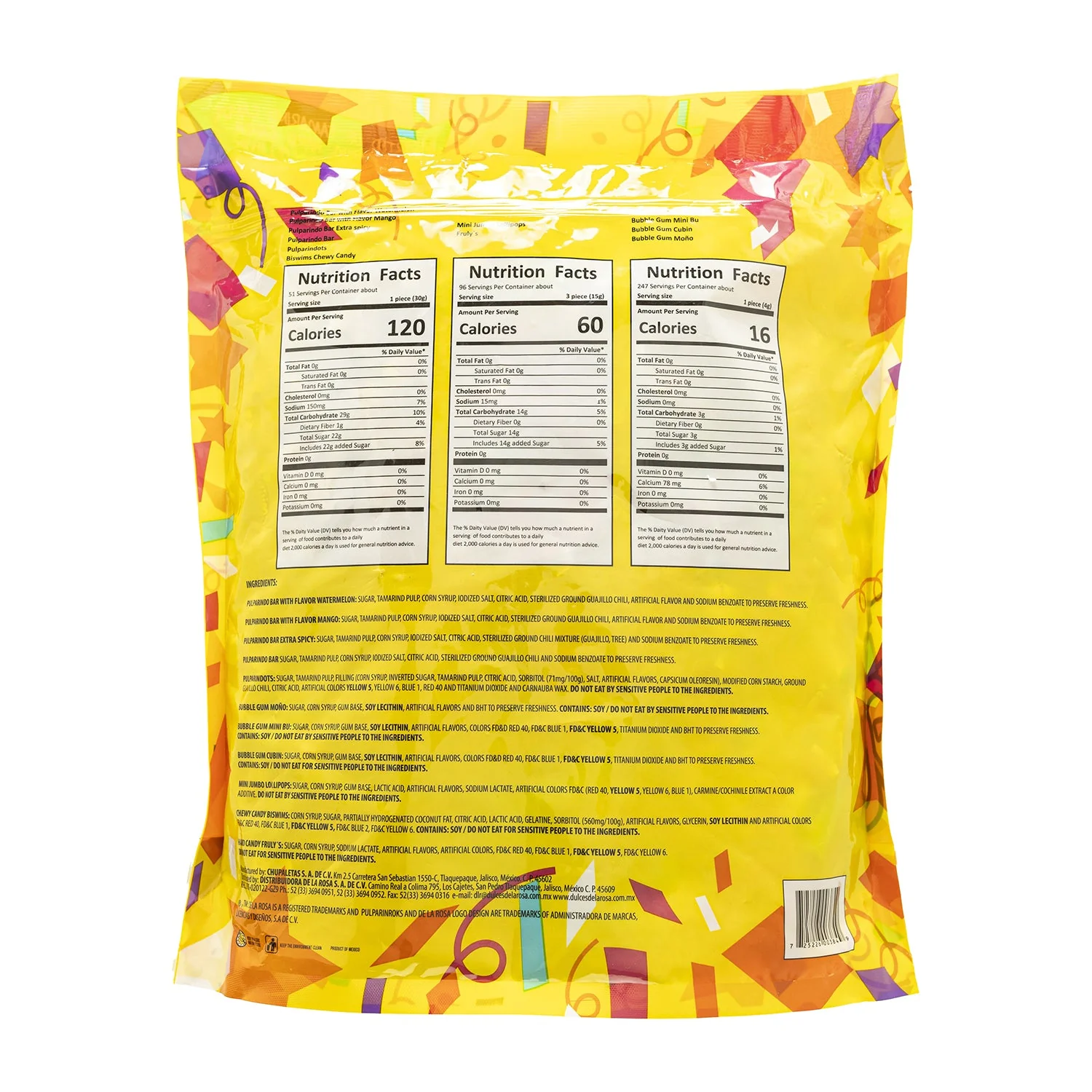 De La Rosa Mi Pinata Mix | 8.7lb, Bag - Image 2