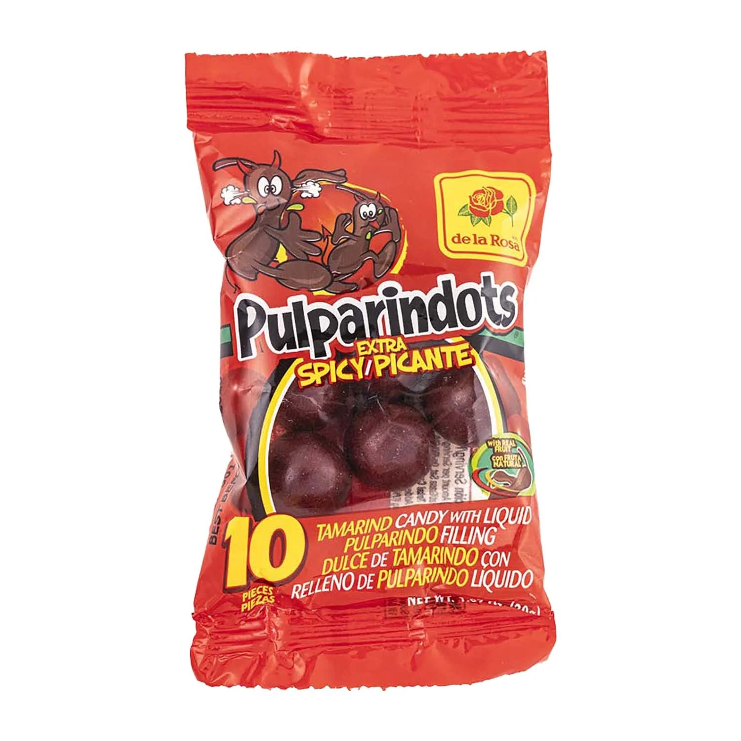De La Rosa Pulparindo-Dots Extra Picante | 12ct, Box - Image 2