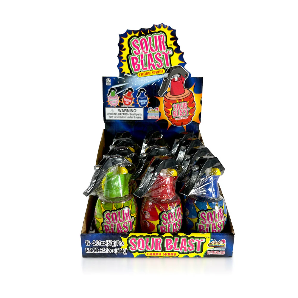 Kidsmania Sour Blast Candy Spray | 12ct, Box - Image 2