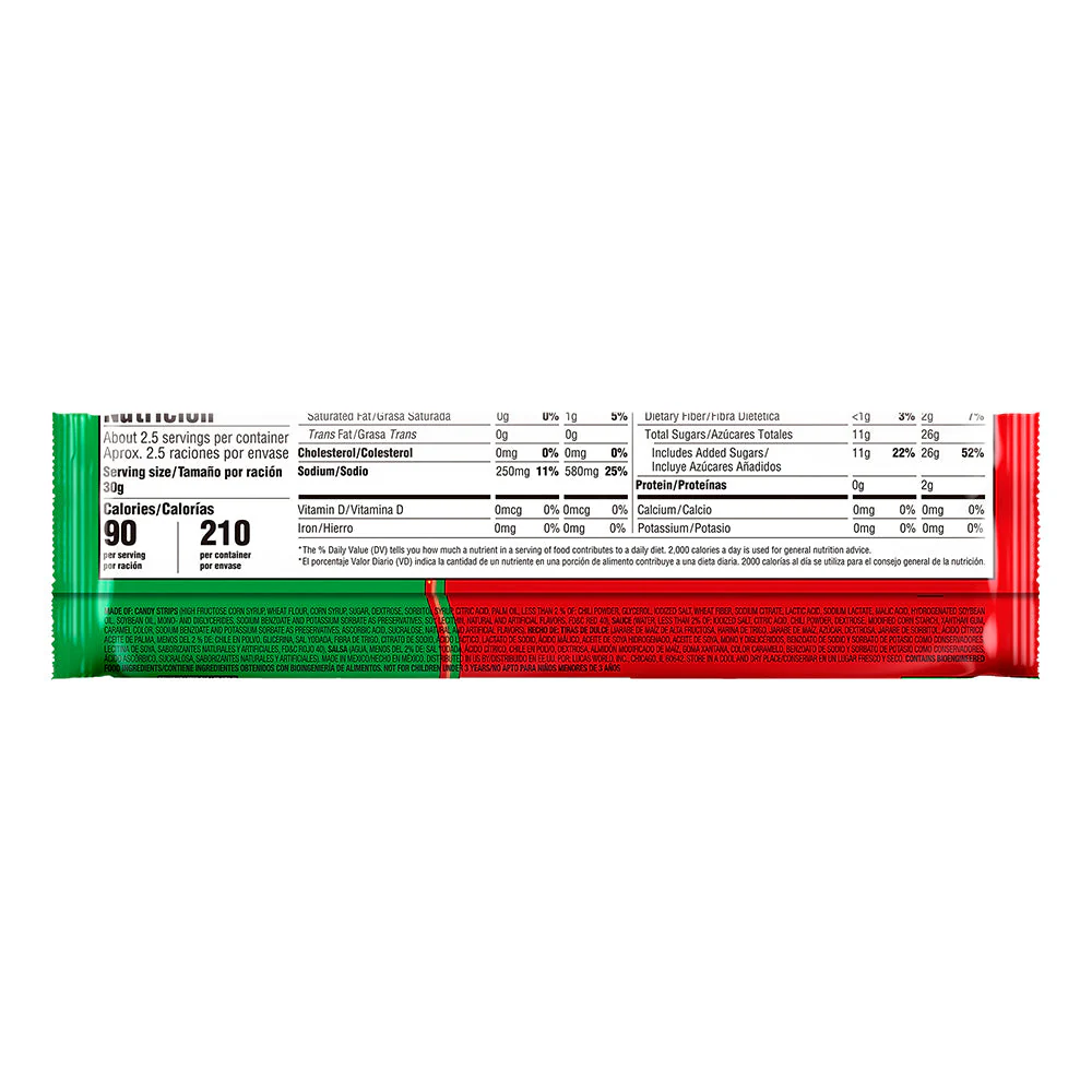 Lucas Salsaghetti King Size Sandia | 6ct, Box - Image 2