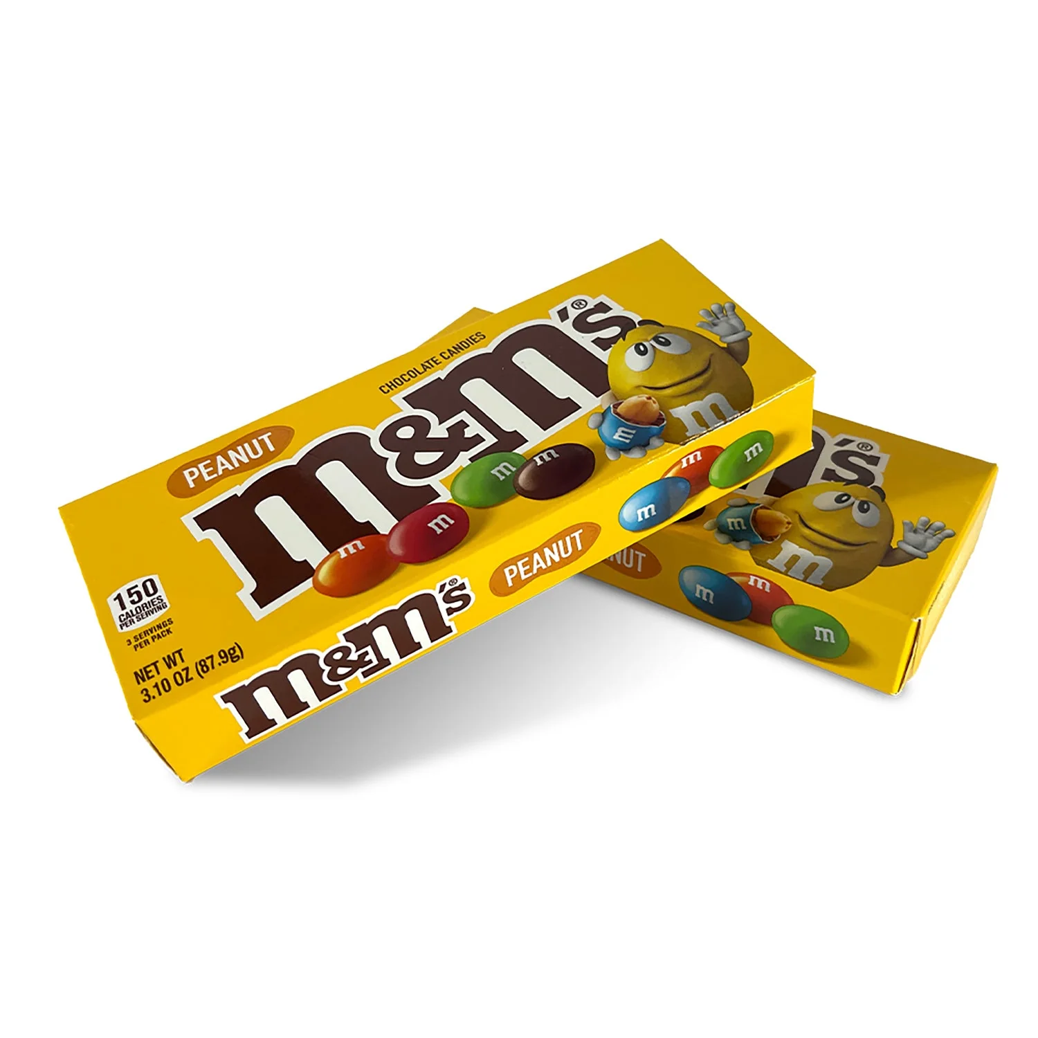 M&M's Peanut Theatre Box | 3.1oz, 12ct, Case - Image 2