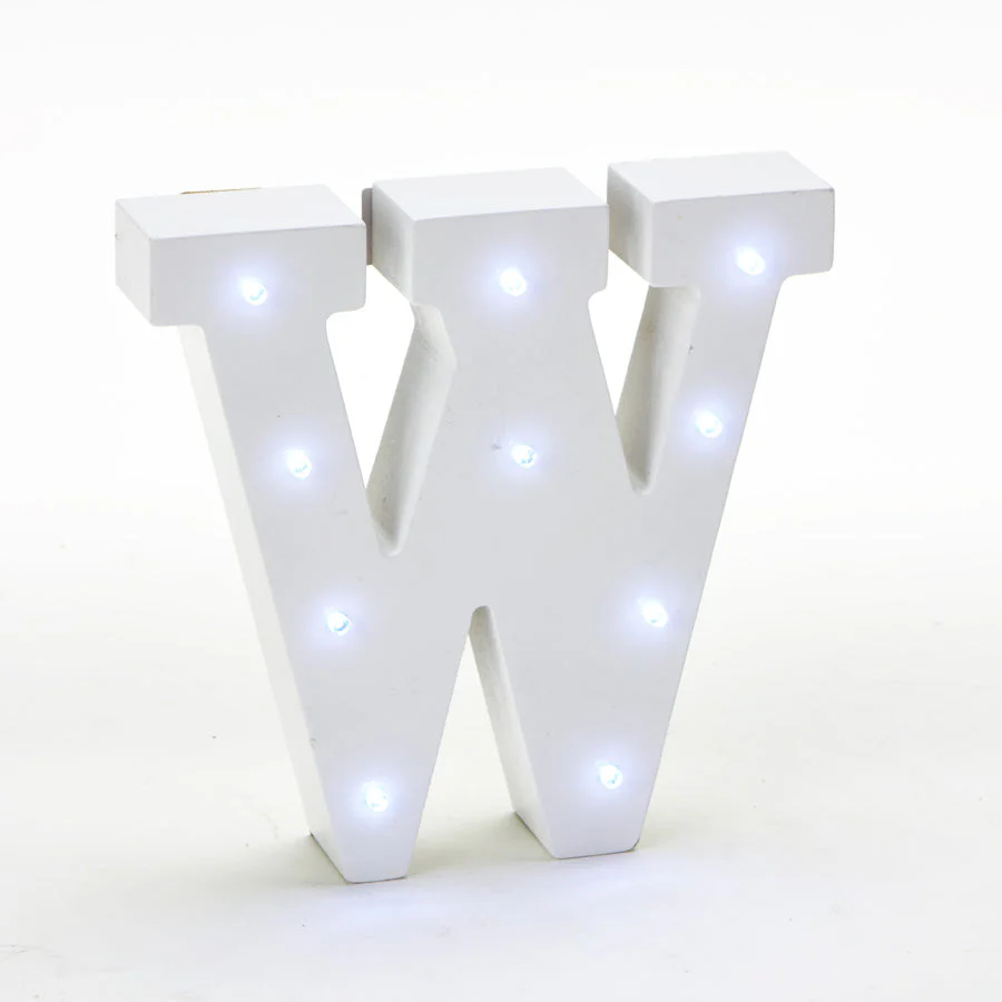 Marquee LED Letter W | Each