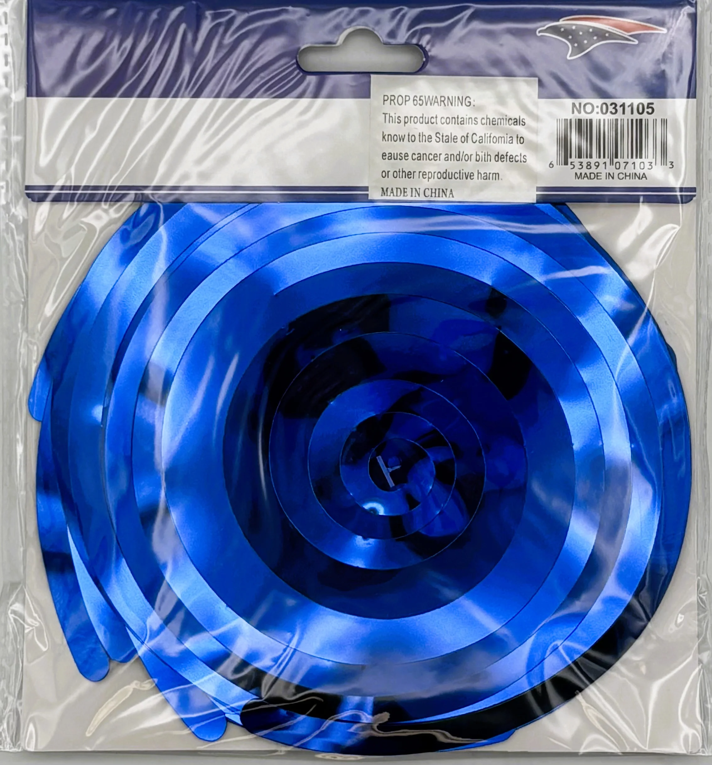 Metalic Swirl 12 pieces -Royal Blue - Image 2