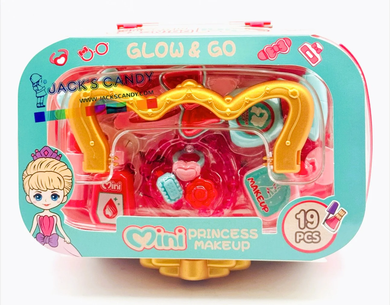 Mini Princess Makeup Set 19pcs 1CT - Image 3