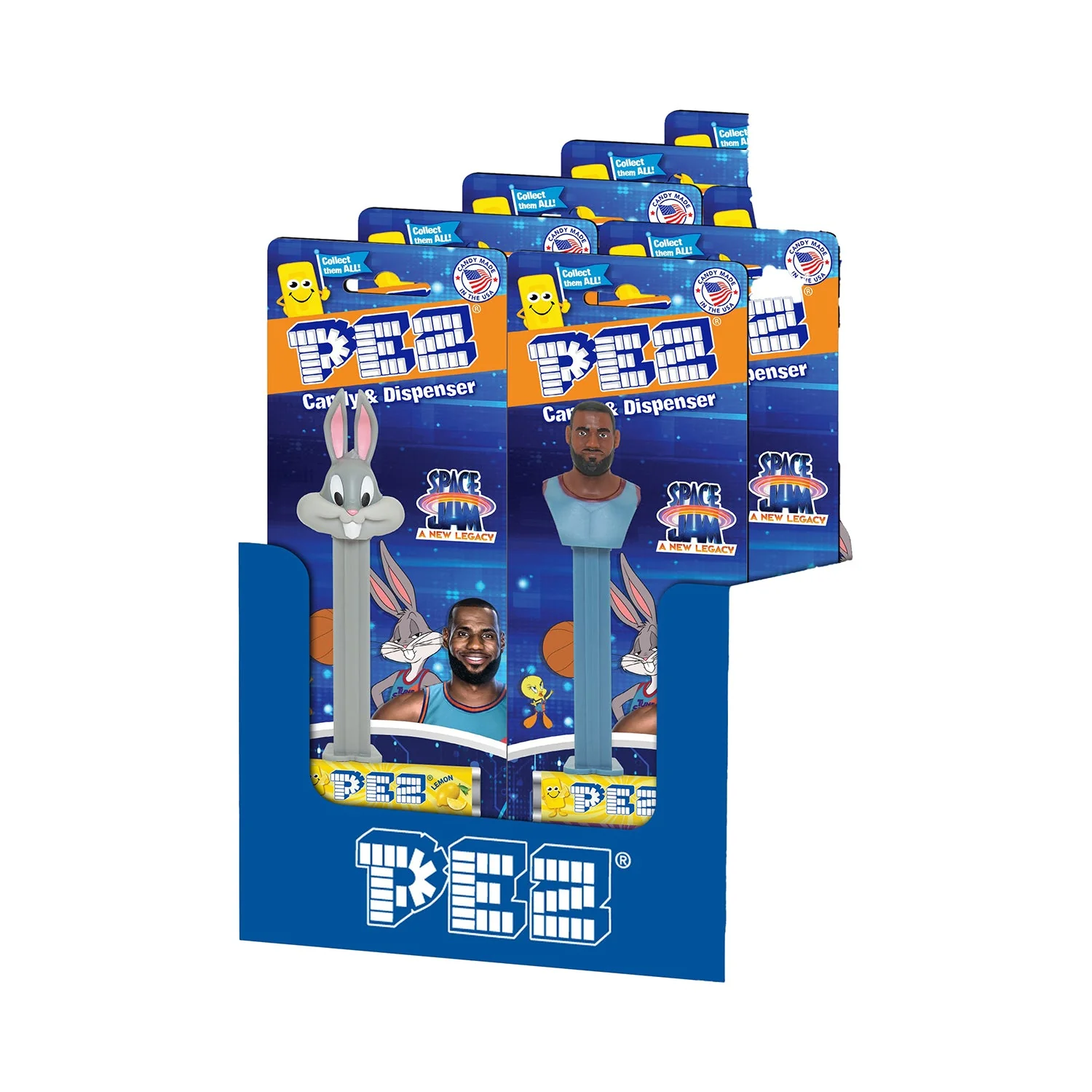 PEZ Warner Bros. Space Jam Assorted | 0.87oz, 12ct, Box