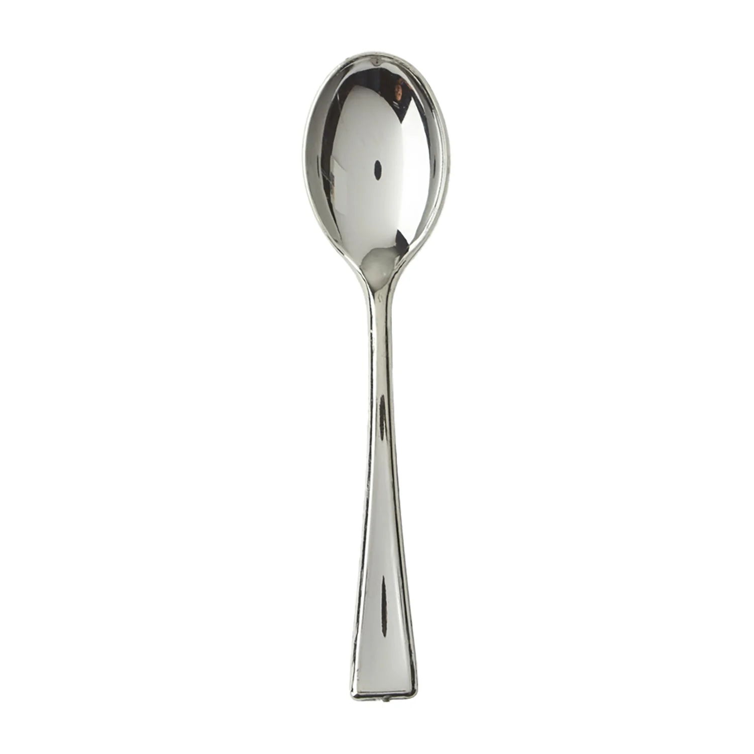 Plastic Mini Spoon (4") Silve | Bag