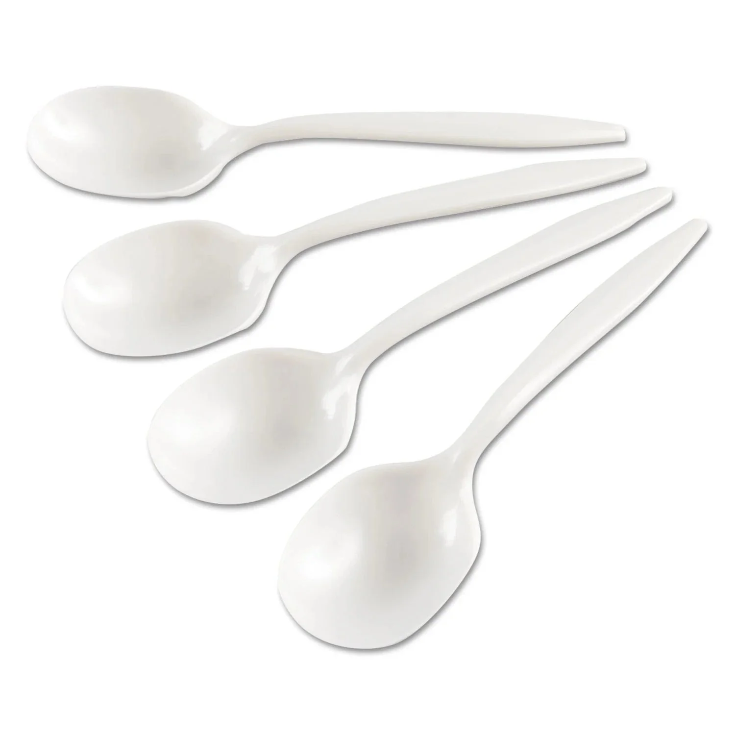 Plastic Spoon Soup Med | 100ct, Bag