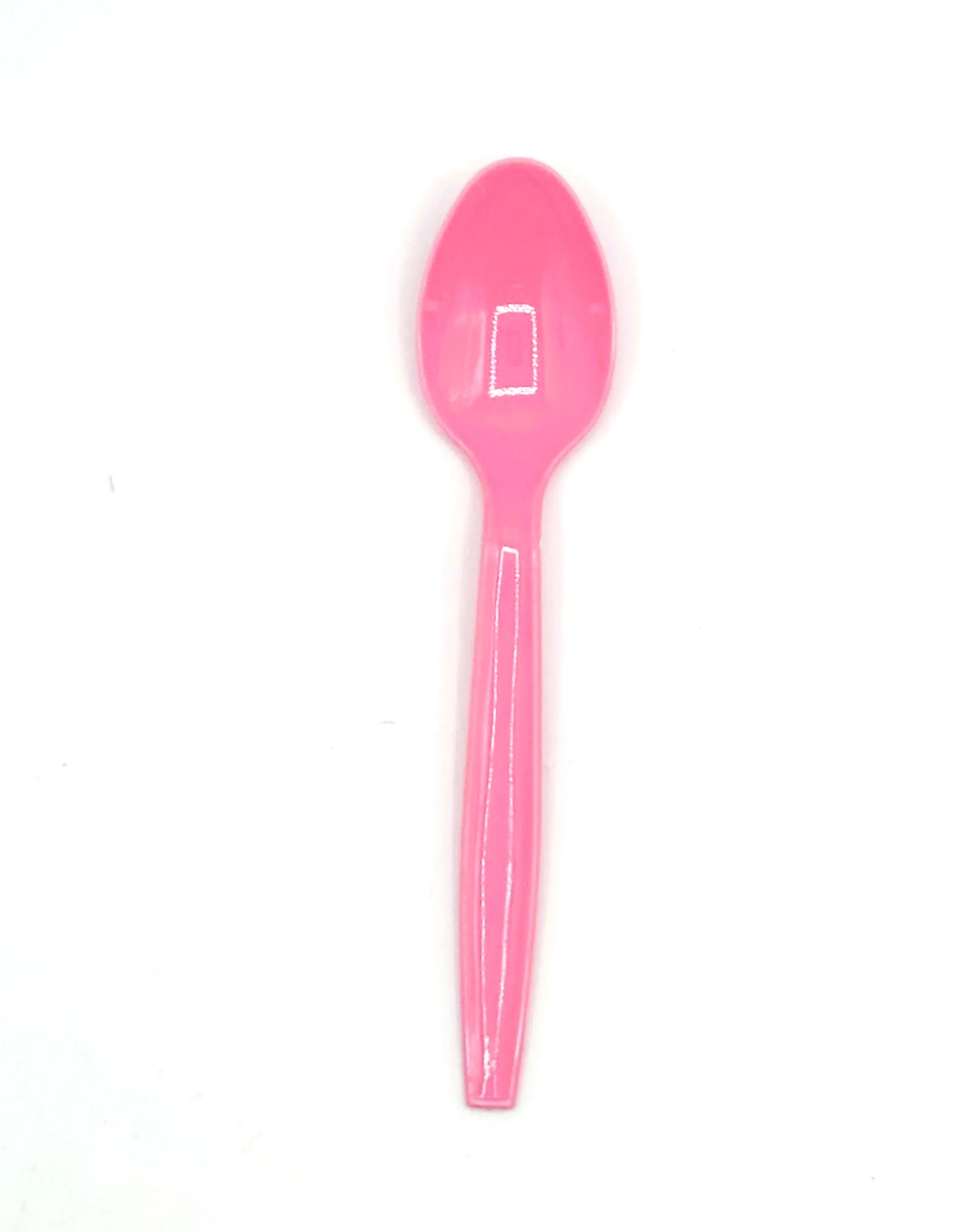 Plastic Spoons Light Pink 100ct - Image 2