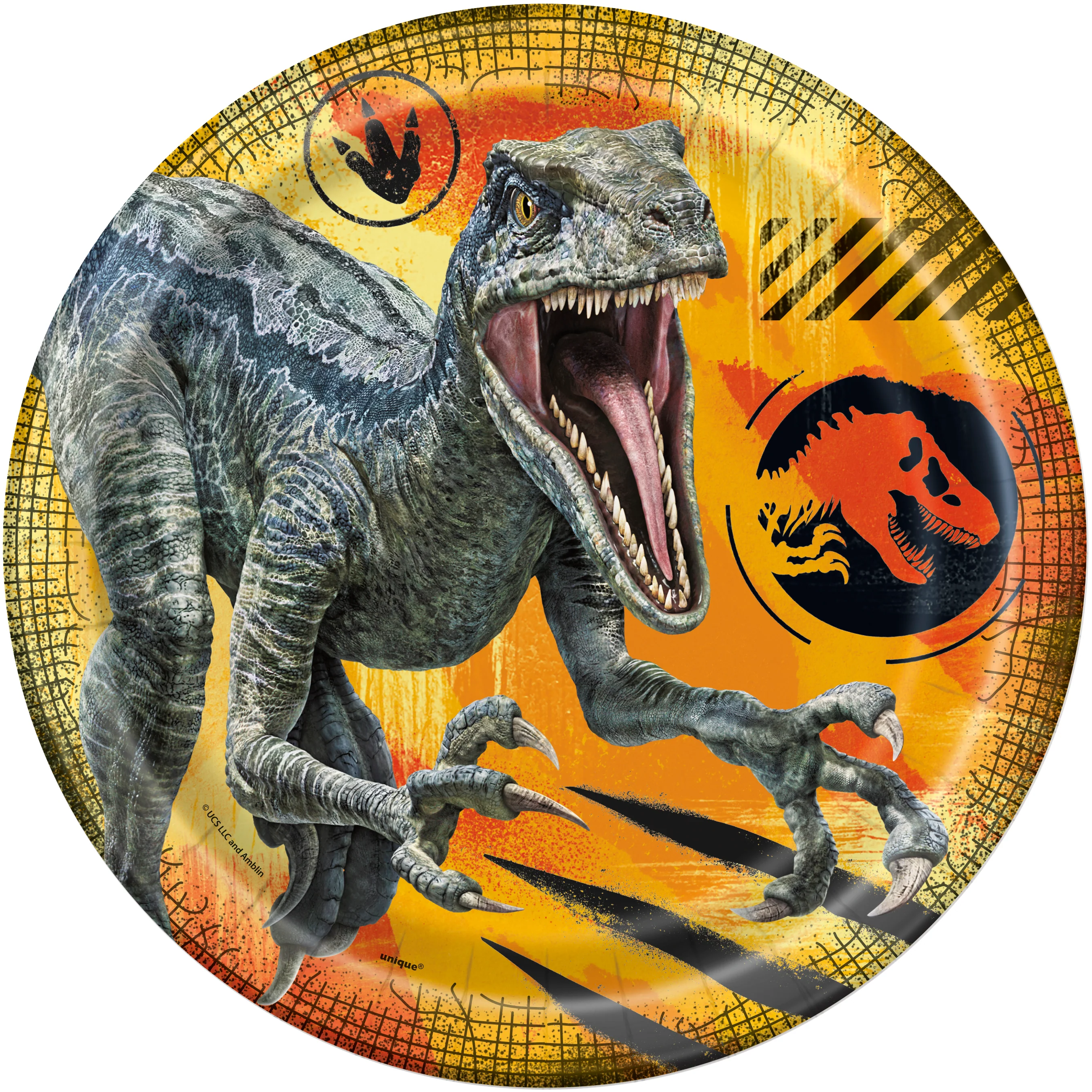 Plate 7" 8ct - Jurassic World - Image 4