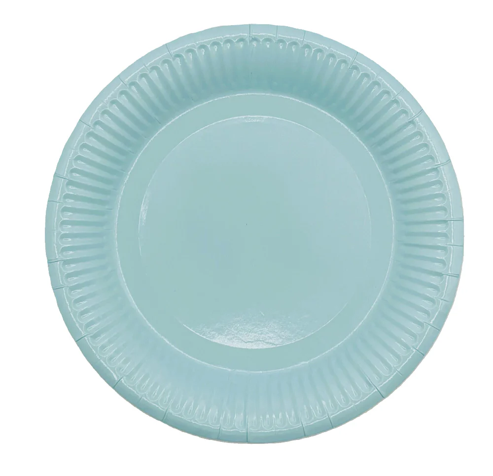 Plates 7" 24ct - Light Blue