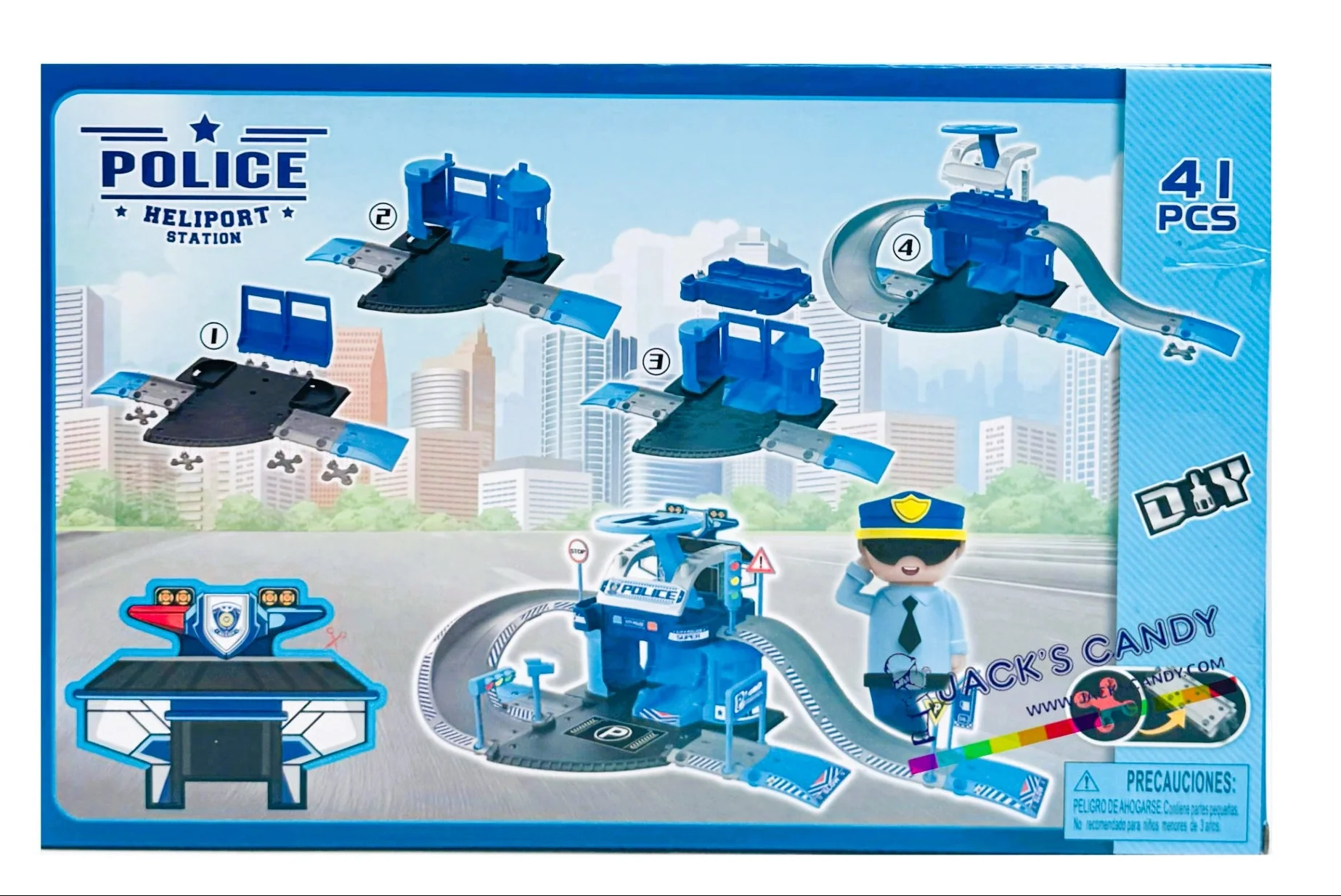 Police Parking Lot Set 1ct - Image 2