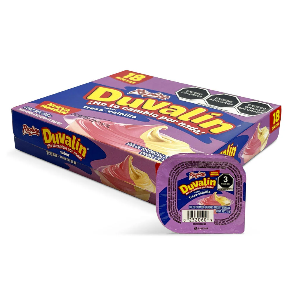 Ricolino Duvalin Fresa / Vanilla | 18ct, Box