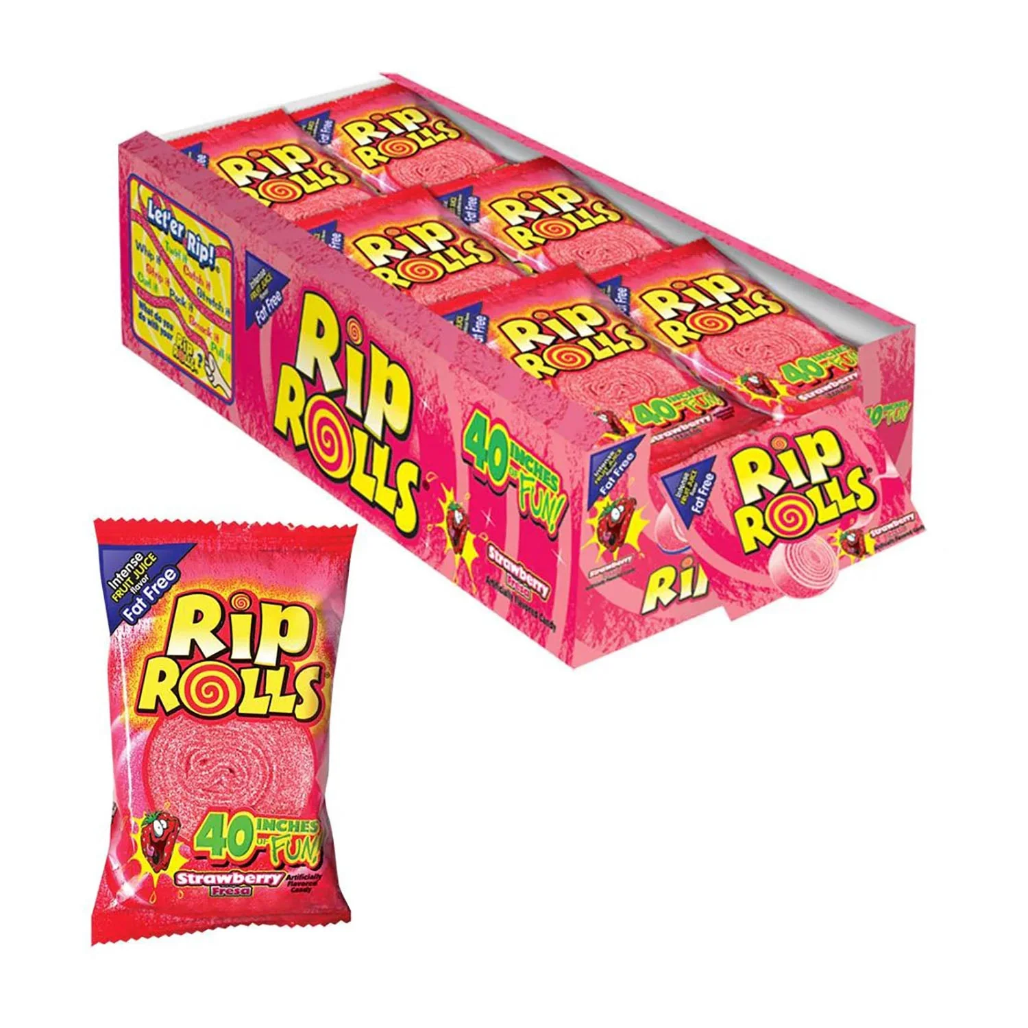 Rip Rolls Strawberry | 24ct, Box - Image 2