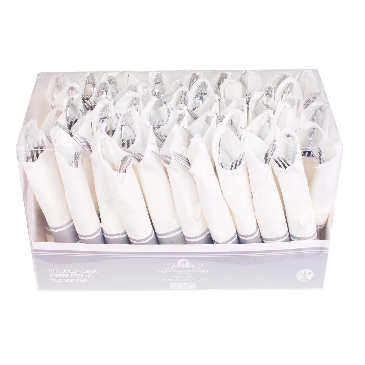 Silver Rolled Cutlery | 50ct, Box - Image 4