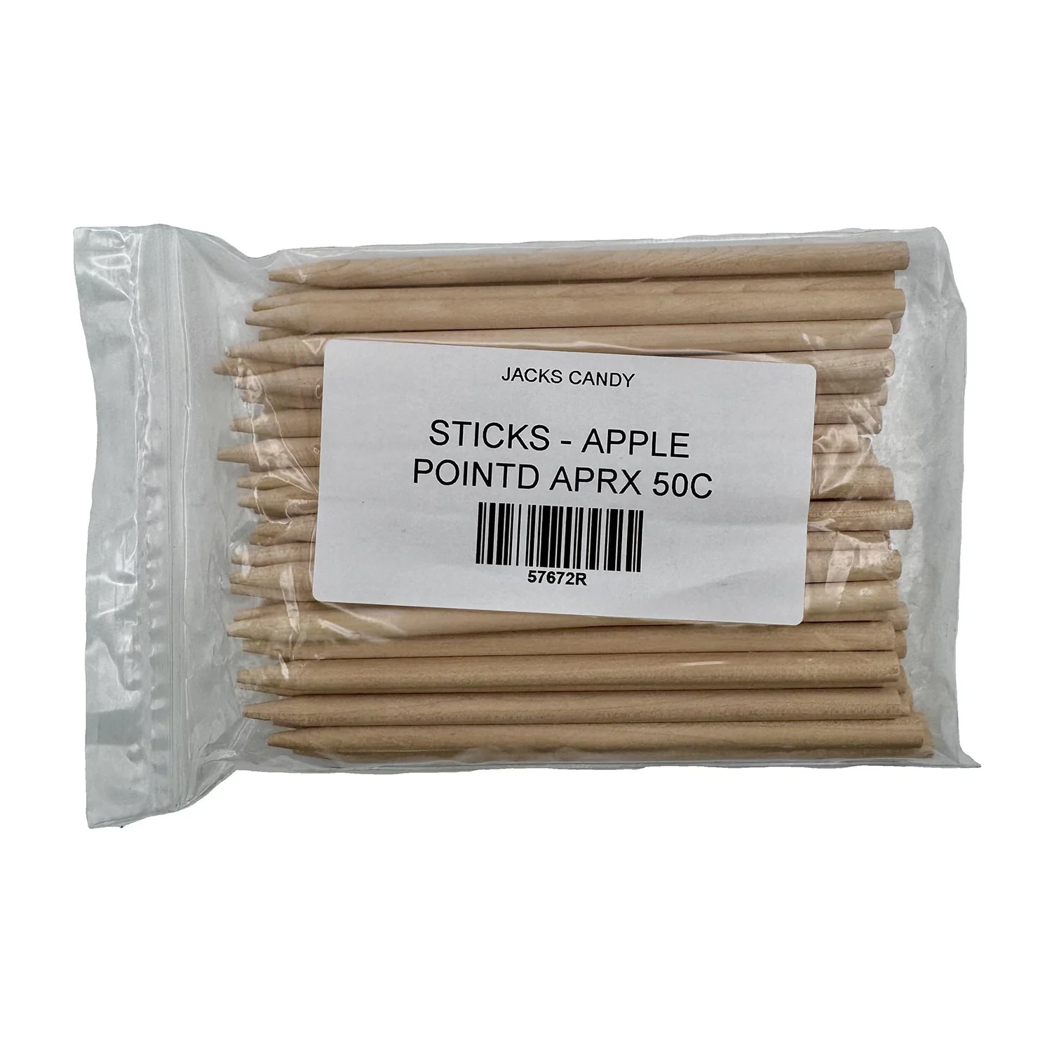 Sticks Apple Pointd Aproximated | 50ct, Bag - Image 2