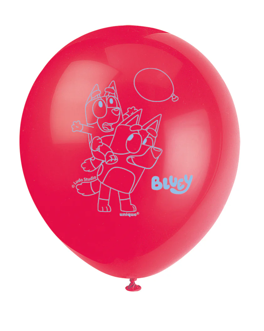Theme Balloons 12 Inch Bluey | 8ct Bag - Image 3