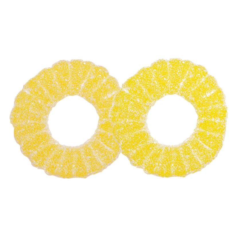 Vidal Gummy Pineapple Ring | 2.2lb, Bag - Image 2